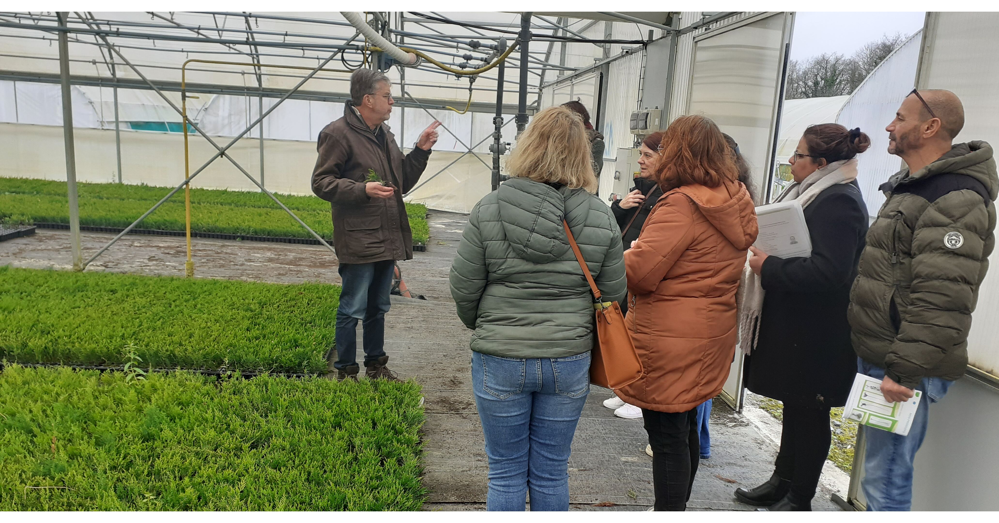 la dcouverte d'Andr Briant Jeunes Plants - Cap emploi 49